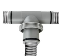 Connecteur en T pour tuyau d'eau - Adaptateur de tuyau de piscine, filtre à sable, adaptateur de raccord en T | Connecteur droit facile à installer pour distributeur de tuyau, pompe de piscine