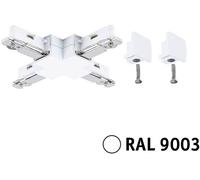 Connecteur en X Paulmann URail 95648 blanc signal 230 V