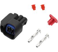 Connecteur Étanche À 2 Broches Pour Injecteur De Carburant, Fiche, Connecteur De Borne De Fil Femelle De La Série 1,5 Mm Pour Chevrolet En Plastique Cuivre Noir, 1 Ensemble