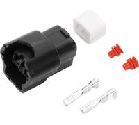 Connecteur Étanche À 2 Broches Pour Injecteur De Carburant Fiche De Connecteur Connecteur De Borne De Fil Femelle De Série 2.2Mm Pour Nissan En Plastique Cuivre Noir, 1 Ensemble