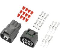 Connecteur Étanche À 6 Broches Pour Phare - Connecteur De Terminal De Fil Mâle Et Femelle Pour Voiture - Pour Toyota Plastique Gris Foncé - 1 Ensemble