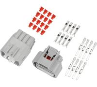 Connecteur Étanche À 8 Broches Pour Phare - Connecteur De Terminal De Fil Mâle Et Femelle Pour Voiture - Pour Toyota Plastique Gris - 1 Ensemble