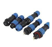 Connecteur étanche, Connecteurs électriques étanches SP13 IP68 - Prise mâle femelle for applications de câblage et d'alimentation en extérieur(1PCS 9P)