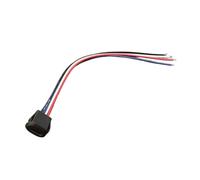 Connecteur étanche de Type USB-C à 2 broches, 3A type-c, Compression directe, prise femelle à 2/4/6 broches, Interface de charge avec Terminal PH2.0(4P Black,5PCS)