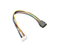 Connecteur étanche de Type USB-C à 2 broches, 3A type-c, Compression directe, prise femelle à 2/4/6 broches, Interface de charge avec Terminal PH2.0(Black 6p with PH,10PCS)