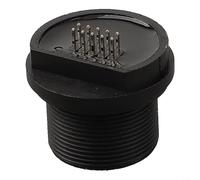 Connecteur étanche E13 fiable, IP67 fileté PCB Socket pour applications de communication sans fil