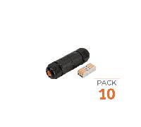 Connecteur étanche IP68 3 fils 1,5mm2 - Pack de 10