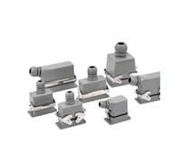 Connecteur étanche robuste HDC-HE4 16A - Connecteur rectangulaire 6 à 48 conducteurs for applications industrielles 1 pièce(10 Core Top Line)