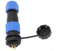 Connecteur étanche SD13 IP68, 2-7 broches mâle femelle aviation câble couplage pour LED pour éclairage de génie électrique (4 broches)