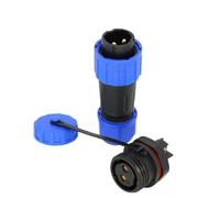 Connecteur étanche SP1610, écrou arrière/amarrage/bride 2 3 4 broches, sertissage de vis sans connecteur à souder IP68(Back nut 2Pin)