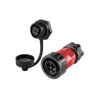 Connecteur étanche YM20 2e génération IP68, connecteur électrique extérieur universel, bornes à souder for automobile(4 Pin Single-hole)