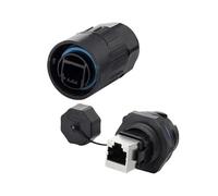 Connecteur Ethernet circulaire RJ45 et prise extérieure étanche IP67