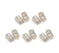 Connecteur Ethernet multifonction à sertir Rj45 8pin 8p8c, connecteur modulaire à sertir, câble RJ 45, Pack de 10