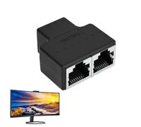 Connecteur Ethernet, rallonge de câble Ethernet - Coupleur de Prolongation de câble réseau RJ45, rallonge Flexible d'extrémité de câble réseau, Connexion Stable