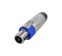 Connecteur Extérieur Neutrik NLT4FXX Speakon 4 Broches Bleu Nickel Robuste