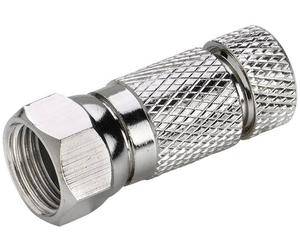 Connecteur F étanche Diamètre de câble: 6 mm