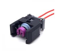 Connecteur faisceau Compatible avec Buick 2P connecteurs de câbles électriques des injecteurs de moteur à rampe commune Auto faisceau de câbles 13816706