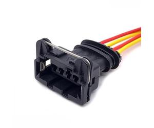 Connecteur Faisceau de Câbles, 1 Set 2 3 4 5 Broches Auto Carburant Injecteur Scellé Bobine Câble électrique Connecteur Faisceau de Câbles Plug 282189-1 282191-1 282192-1 282193-1(4P Wire Harness)