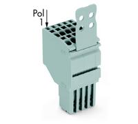 Connecteur femelle 2 conducteurs WAGO 2020-214/135-000 10 pc(s)