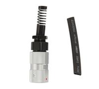 Connecteur Femelle 6 Broches pour PRC152 et PRC148, Adaptateur U94 6PIN à Déconnexion Rapide, Compatible avec Haut - Parleur Externe, en Alliage d’Aluminium et Caoutchouc