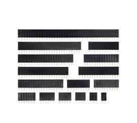 Connecteur femelle à une rangée de 2,54 mm, 2 à 40 broches, for circuit imprimé, 2/3/4/6/10/12/14/16/20/40 broches(20P)