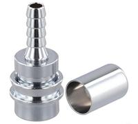 Connecteur femelle basse pression adaptateur de tuyau pour plongée sous-marine avec manchon de fixation 4 3 cm de longueur