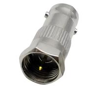 Connecteur femelle BNC - Adaptateur universel, de zinc, prise de coupleur coaxial durable pour applications de diffusion de signaux vidéo radio RF | Dispositif d'interface de couplage de prise