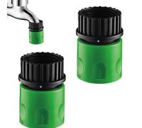 Connecteur femelle de tuyau d'arrosage - Raccords à connexion rapide pour eau 2 pièces, débranchement, flexible Notre adaptateur assure un débit d'eau maximal et une connexion serrée lorsque