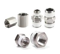 Connecteur femelle double mâle de type fileté BU/BD/BB(BD0104)