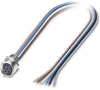Connecteur femelle encastrable pour capteurs/actionneurs Contenu: 1 pc(s) Phoenix Contact SACC-E-M 8FS-6CON-M 8/0,5 1542677