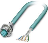 Connecteur femelle encastrable pour système de bus Contenu: 1 pc(s) Phoenix Contact SACCBP-M12FS-8CON-M16/0,5-940 1553365