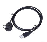 Connecteur femelle étanche USB 3 0 type A avec excellente performance d'étanchéité pour interconnexion industrielle