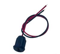 Connecteur femelle PH2.0 pour charge rapide et transmission de données à haut courant - Connecteur de câble USB en silicone avec anneau d'étanchéité IPX5, bornier électrique (lot de 5) (C)