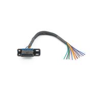 Connecteur Femelle Universel OBD2 16 Broches pour Ouvrir L'Adaptateur D'Interface de Ruban de Connecteur D'Extension Femelle de Câble OBD