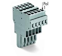 Connecteur femelle WAGO 769-131 5 mm ressort de traction Affectation: L gris 5 pc(s)