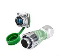 Connecteur fibre optique monomode DH-24 LC conçu pour un transfert de signal stable dans les interfaces d'onduleur solaire d'automatisation industrielle (C)