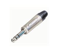 Jack 6.35 mm mâle, droit Neutrik NP3X Nombre de pôles: 3 stéréo argent 1 pc(s)