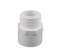 Connecteur Fileté En PVC 1/2 "3/4" 1 "1.5", 2 Pièces, Adaptateur De Tuyau D'eau 20/25/32/40/50 Mm, Raccords Tube D'irrigation Jardin(New Radiator,1 inch-32mm)