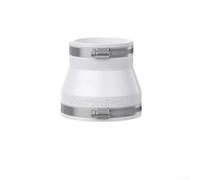 Connecteur flexible de ventilateur pour les assemblages de roues de ventilateur où une compensation d'alignement dynamique est nécessaire pendant le fonctionnement (75-100ing + 2 pinces)