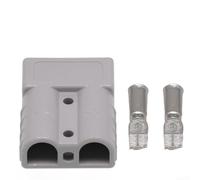 Connecteur haut courant 50 A 600 V contact argenté chariot élévateur 120 A borne de batterie 600 V PPO isolation système solaire sans sexe 50 A 12-6 AWG pour camping-car connecteur de câble robuste