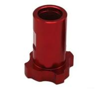 Connecteur haut en aluminium, pour filetage M14 pour un ajustement sûr, adaptateur de buse de pulvérisation avec revêtement électrophorétique, finition rouge pour une identification facile (rouge)