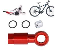Connecteur hydraulique de vélo - Insert d'olive de frein à disque à 3,94 pouces pour les intempéries pour le cyclisme, ajustement de ligne hydraulique fiable pour l'atelier de garage, les déplacements