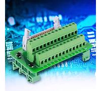 Connecteur Idc 26 Broches Breakout Idc Carte de Dérivation 26 Broches Idc26P Rail Din 26Pin 5Mm Module D'interface de Montage Connecteur Mâle Carte de Dérivation