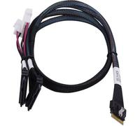 Connecteur industriel Adaptec Microchip Technology 2305500-R câble SAS 0,8 m Czarny, Wielobarwny