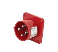Connecteur industriel étanche CEE 4 conducteurs 16 A, prise claire et foncée 6818TYP283(Concealed straight plug)
