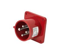 Connecteur industriel étanche CEE 4 conducteurs 32 A, prise claire et foncée 6818TYP283(Concealed plug)