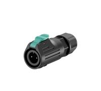 Connecteur industriel étanche M12 for équipement d'alimentation électrique à prise mâle multiconducteur 2-8 aviation IP67(EW-LP12S-2P 5A)