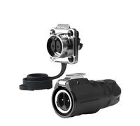 Connecteur industriel étanche série LP M12 M16 M20 M24, Terminal à vis, prise rapide, connecteurs de câble d'alimentation sans soudure(LP16 2 Pin)