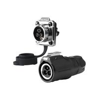 Connecteur industriel étanche série LP M12 M16 M20 M24, Terminal à vis, prise rapide, connecteurs de câble d'alimentation sans soudure(LP16 3 Pin)