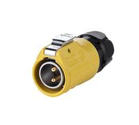 Connecteur Industriel M20 2, 3, 4, 5, 7, 9, 12 Broches, connecteur de Fil étanche Haute Tension, connecteurs de câble d'alimentation et de Signal(2-Pin Plug)